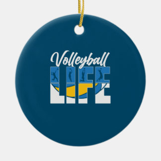 Volleyball Player | Volleyball Life Ceramic Tree Decoration