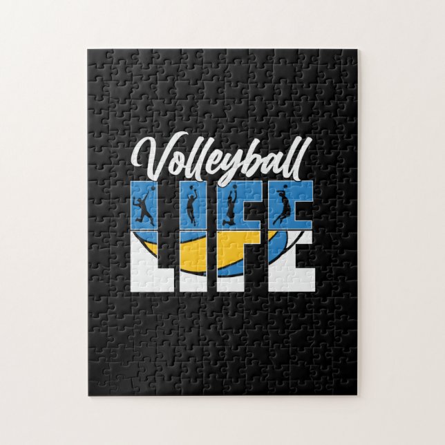 Volleyball Player | Volleyball Life Jigsaw Puzzle (Vertical)