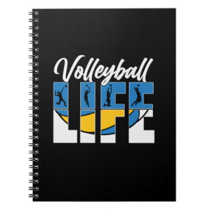 Volleyball Player   Volleyball Life Notebook
