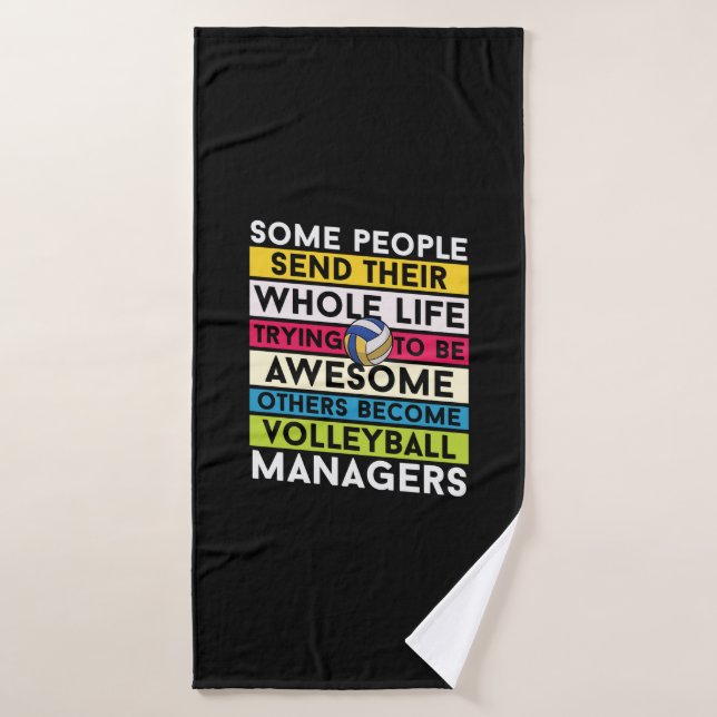 Volleyball Player | Volleyball Managers Bath Towel (Bath Towel)