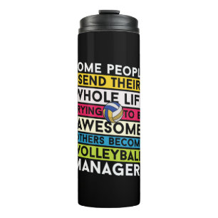 Volleyball Player   Volleyball Managers Thermal Tumbler