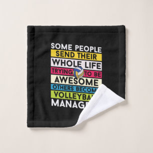 Volleyball Player   Volleyball Managers Wash Cloth