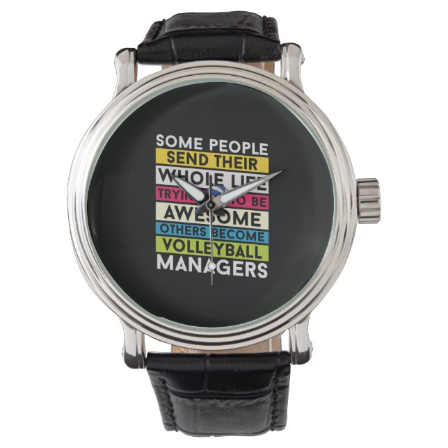 Volleyball Player | Volleyball Managers Watch (Front)