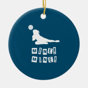 Volleyball Player   Volleyball Mine Ceramic Tree Decoration