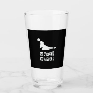 Volleyball Player   Volleyball Mine Glass