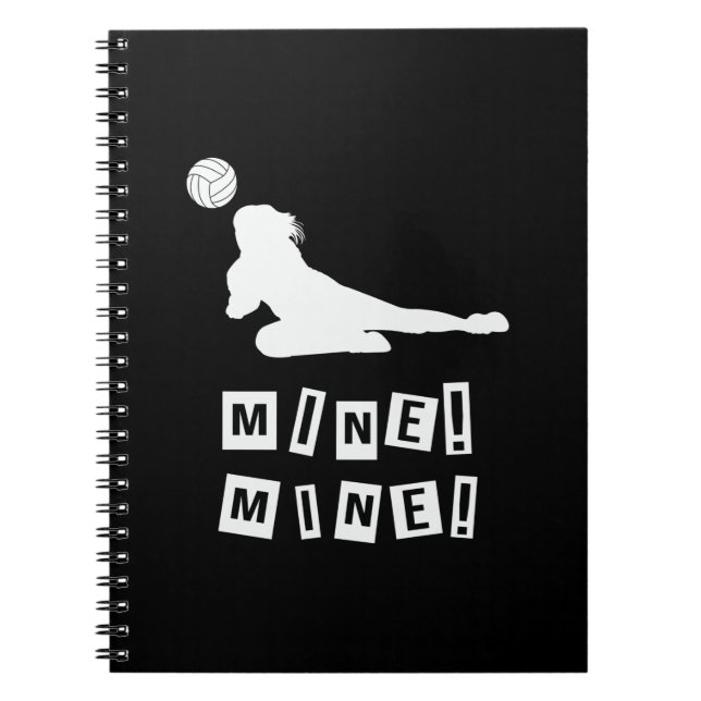 Volleyball Player | Volleyball Mine Notebook (Front)