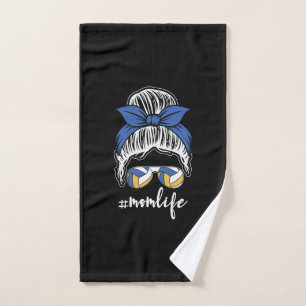 Volleyball Player   Volleyball Mom Life Hand Towel