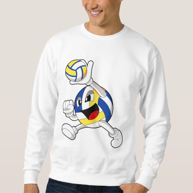 Volleyball player with Volleyball Sweatshirt (Front)