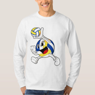 Volleyball player with Volleyball T-Shirt