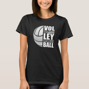 Volleyball Players Volleyball Team Graphic Sports  T-Shirt