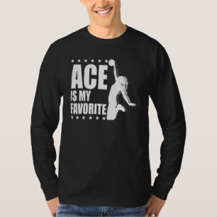 Volleyball Players Volleyball Team Graphic Sports  T-Shirt