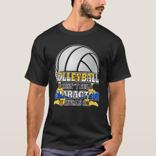 Volleyball Players Volleyball Team Graphic Sports  T-Shirt
