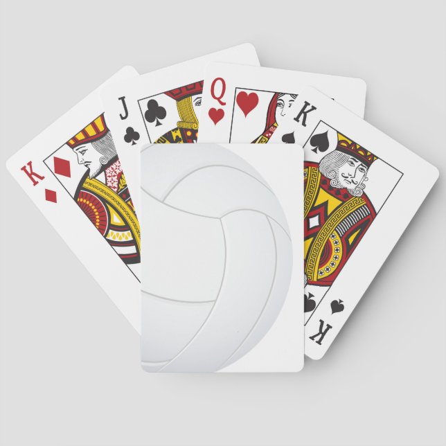 volleyball playing cards (Back)