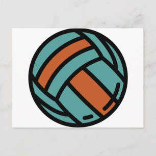 volleyball postcard