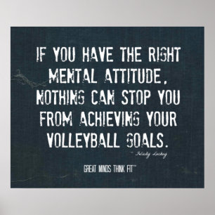 Volleyball Poster 003 - Denim Inspiration