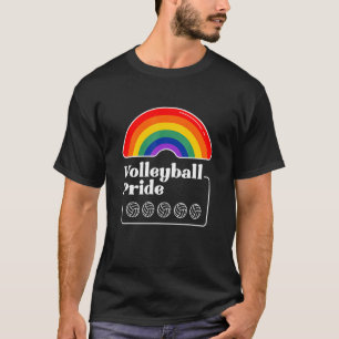 Volleyball Pride LGBTQIA Gay T-Shirt