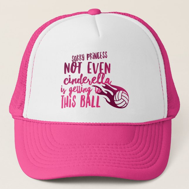 Volleyball Princess Trucker Hat (Front)