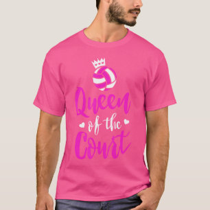 Volleyball Queen Shirt For Girls Cute Player Coach