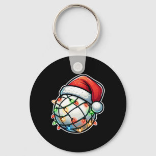 Volleyball Reindeer Funny Christmas Player Xmas Pj Key Ring