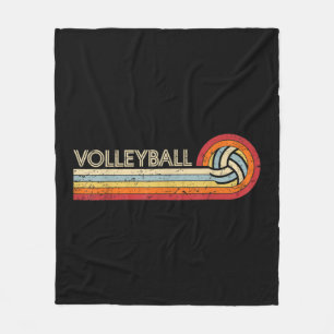Volleyball Retro Cool Vintage Teens Adults Volleyb Fleece Blanket