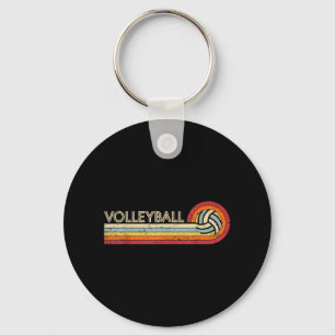 Volleyball Retro Cool Vintage Teens Adults Volleyb Key Ring
