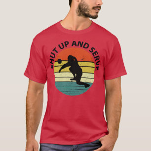 Volleyball Retro Distressed Style T-Shirt