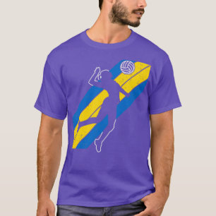 Volleyball Retro Style Vintage Volleyball Player T-Shirt