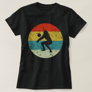 volleyball retro vintage  silhouette 70s T-Shirt