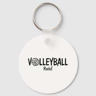 Volleyball Rocks Key Ring