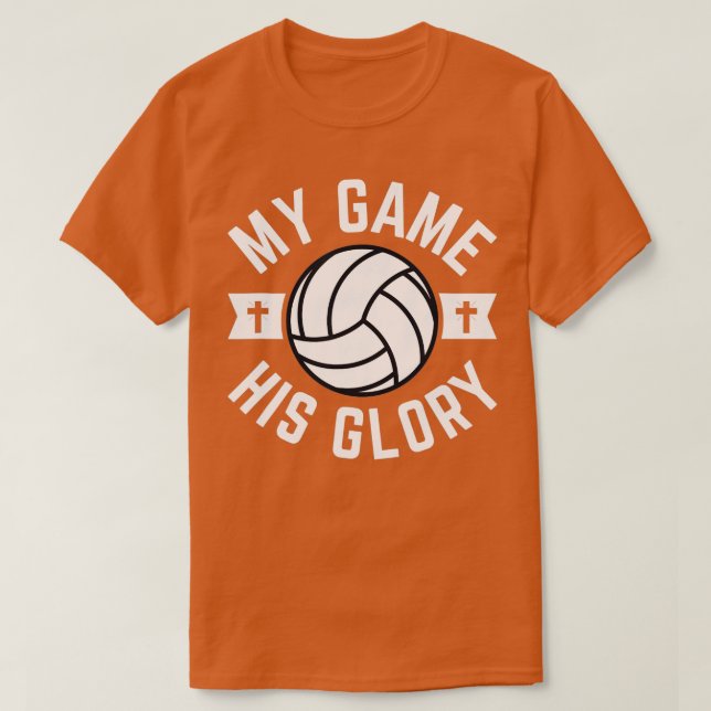 Volleyball s Volleyball Girls Christian Volleyball T-Shirt (Design Front)