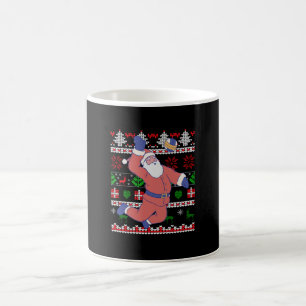 Volleyball Santa Claus Ugly Christmas Coffee Mug