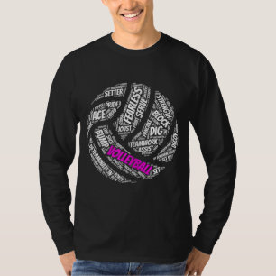 Volleyball sayings gift forn girls and women T-Shirt