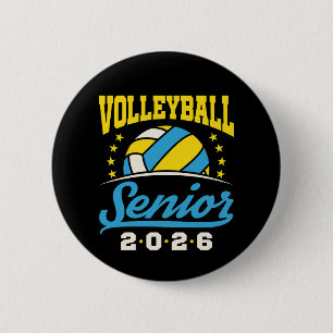 Volleyball Senior 2026  6 Cm Round Badge