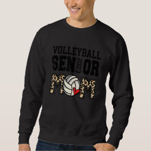 Volleyball Senior Mom 2023 Volleyball Mom Graduati Sweatshirt