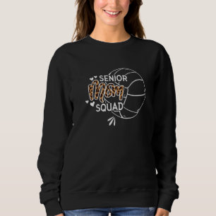 Volleyball Senior Mom Squad  11 Sweatshirt