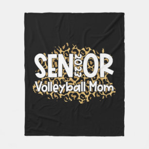 Volleyball Senior Mum  Volleyball Mum Graduation A Fleece Blanket