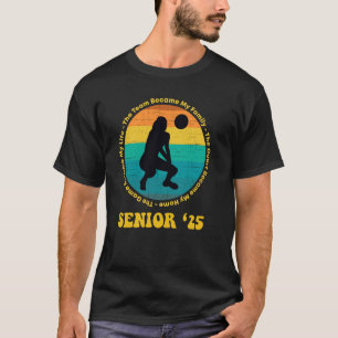 Volleyball Senior Night 2025 The Team Became My Fa T-Shirt