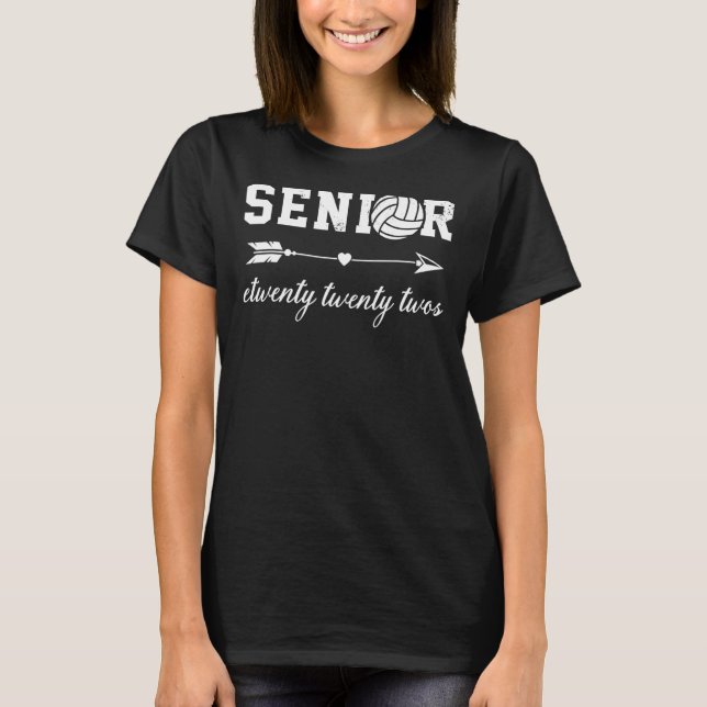 Volleyball Senior Volleyball Team Twenty Twenty Tw T-Shirt (Front)