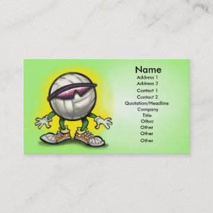 Volleyball Shades Business Card