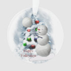 Volleyball Snowman Christmas