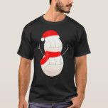 Volleyball Snowman Christmas Volleyball T-Shirt<br><div class="desc">Volleyball Snowman Christmas Volleyball</div>