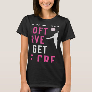 Volleyball Soft Serve Ice Cream Men Women Kids T-Shirt
