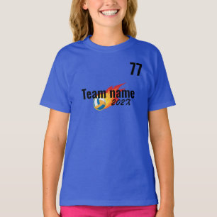 volleyball Sport Team Field day Cheer Squad  T-Shirt