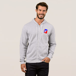 Volleyball Sports Men's Full-Zip Hoodie