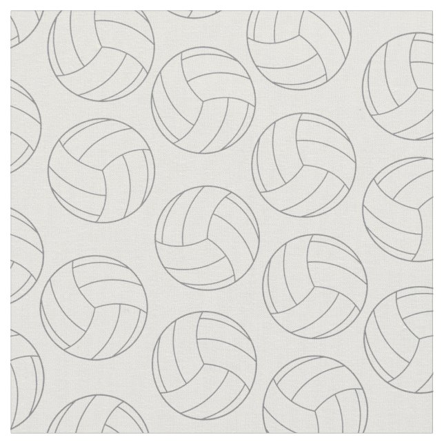 Volleyball Sports White Fabric (Close Up)
