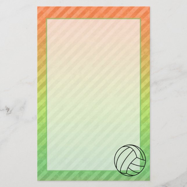 Volleyball; Stationery (Front)