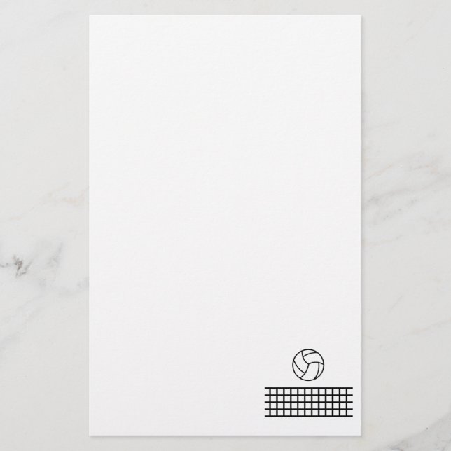 Volleyball Stationery (Front)