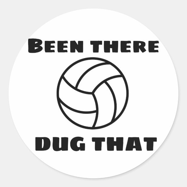 Volleyball Sticker (Front)