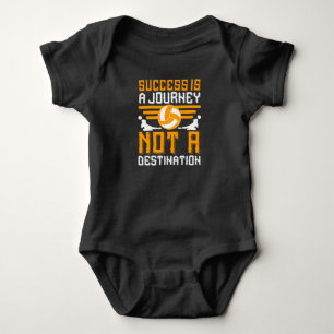 Volleyball - Success Is A Journey Baby Bodysuit