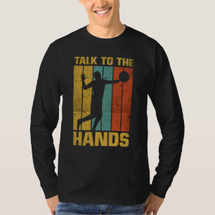 Volleyball Talk To The Hands Retro Vintage  7 T-Shirt